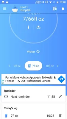 Drink Water Reminder android App screenshot 6