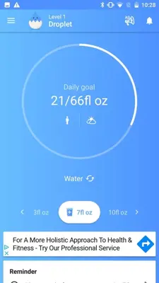 Drink Water Reminder android App screenshot 7